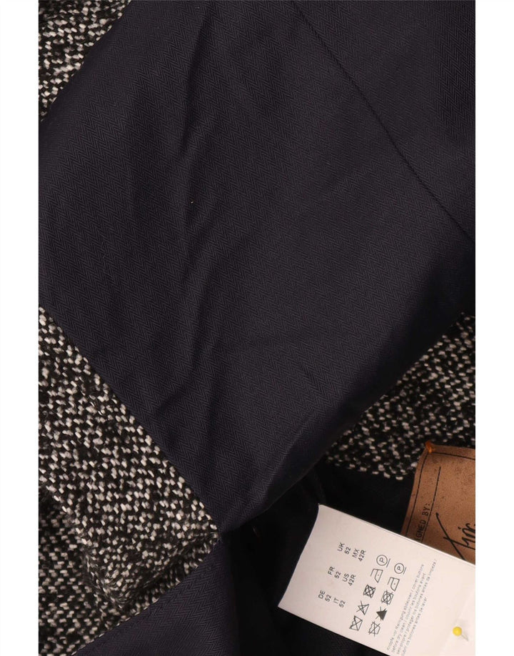 Hugo Boss Manteau Homme UK 52 XL Gris Moucheté Polyacrylique