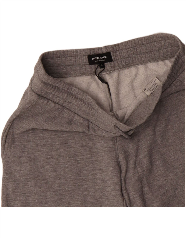 JACK & JONES Short de Sport Homme Gris Moyen Coton