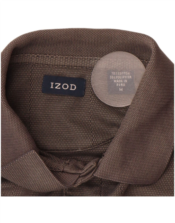 Izod Polo Homme Gris Moyen Coton