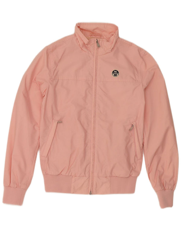 North Sails Veste Bomber Femme UK 10 Petit Rose Polyamide