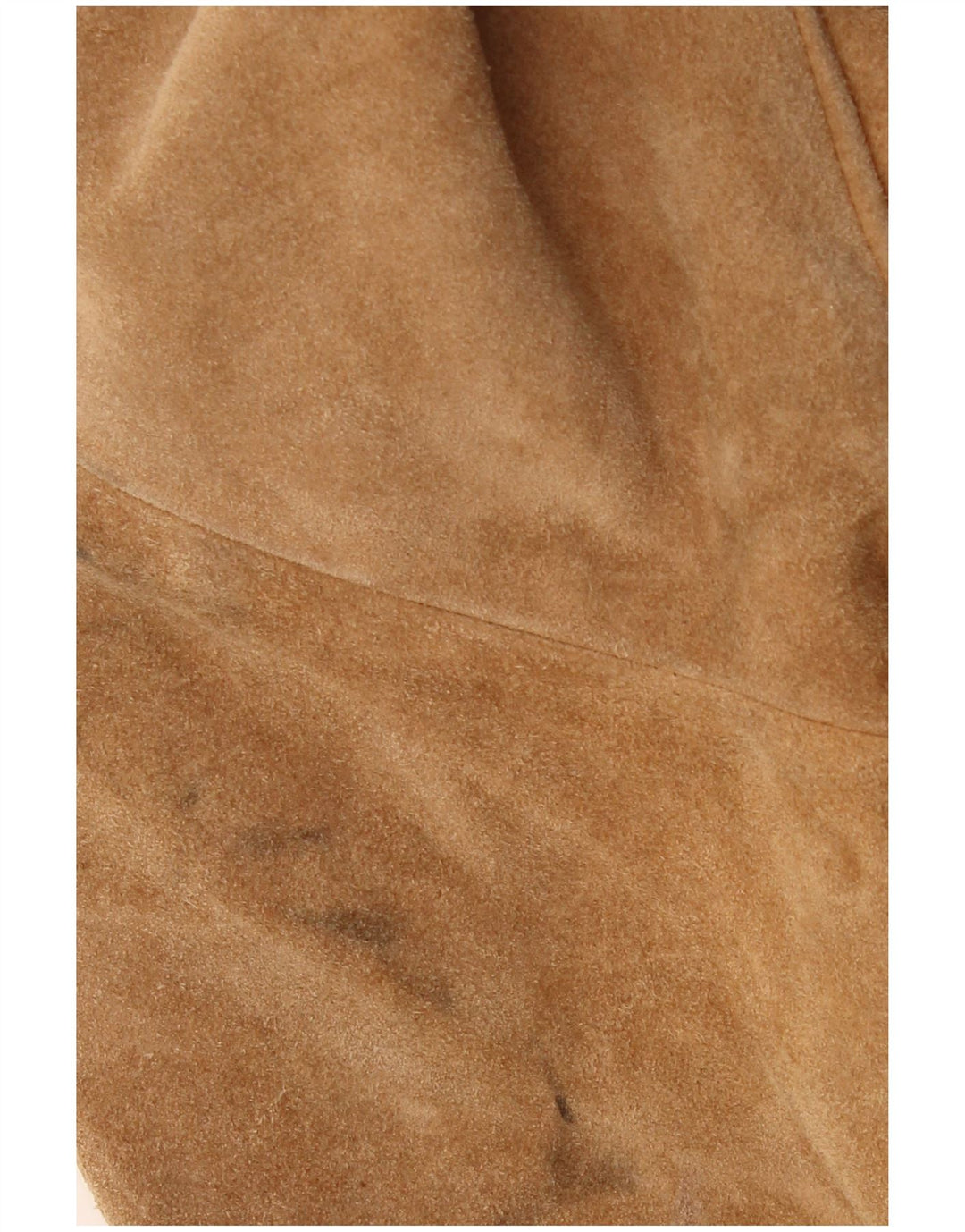 Veste en daim vintage femme Crop UK 20 2XL Marron Western