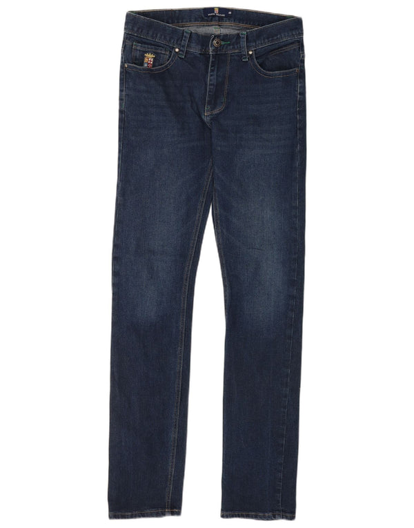 Marina Militare Jean droit coupe slim pour homme IT 46 Small W32 L33 Bleu