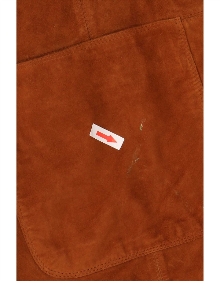 Gallotti Veste en Daim Femme IT 44 Cuir Marron Moyen