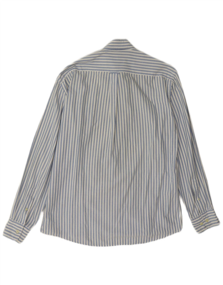 Gant Chemise Regular Fit Homme Bleu Moyen En Coton À Fines Rayures