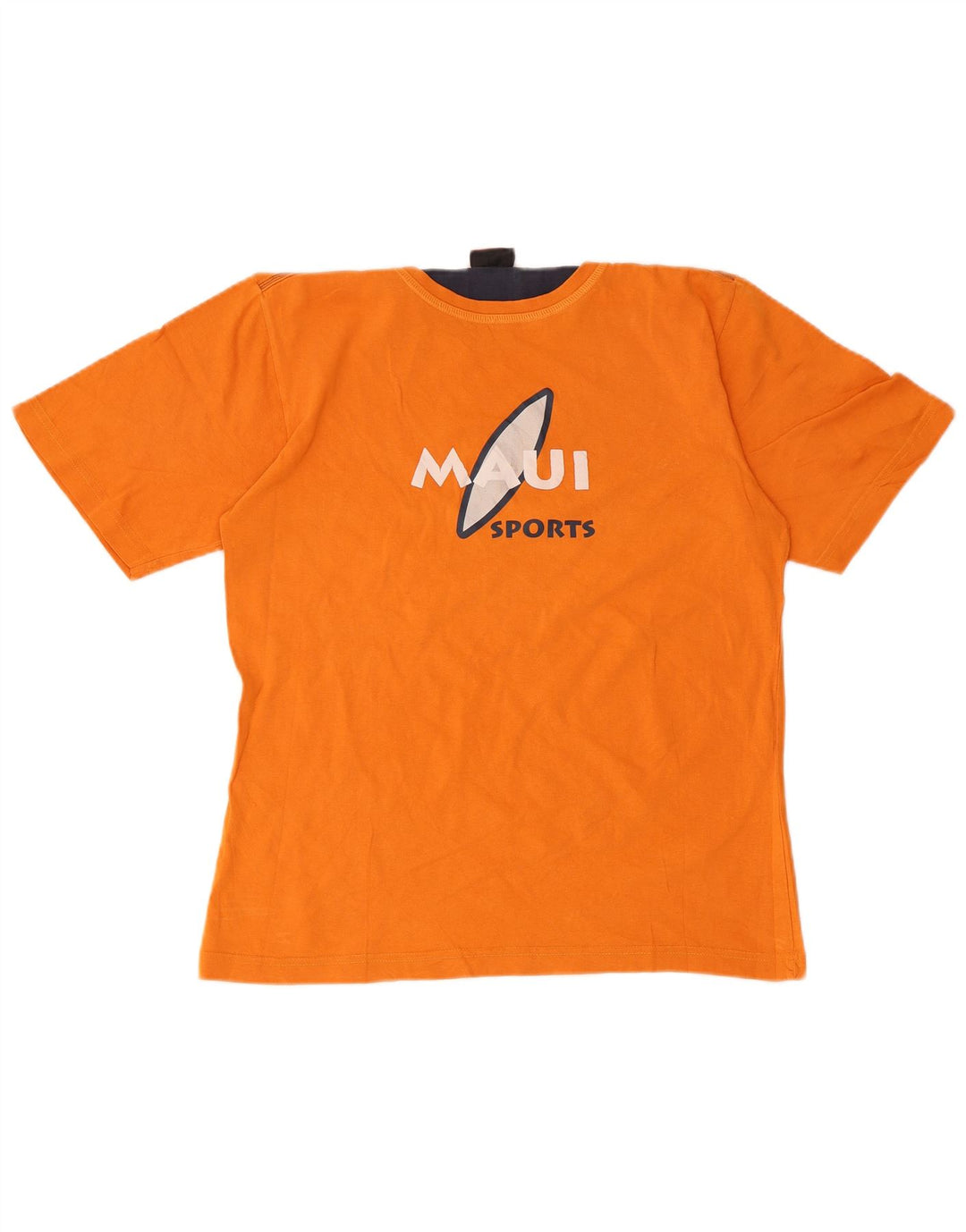 Maui and Sons T-shirt graphique pour femme UK 10 Petit coton orange