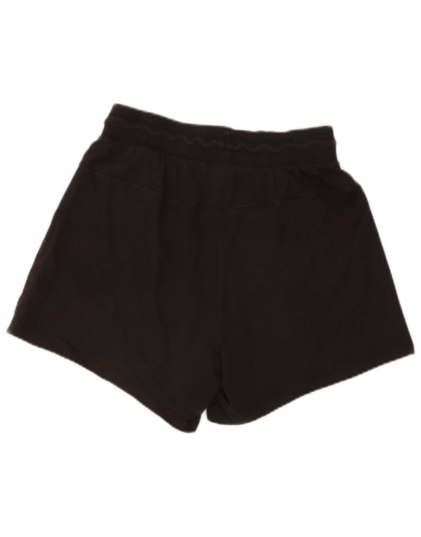 Puma Short de sport graphique pour femme UK 12 Coton color block noir moyen