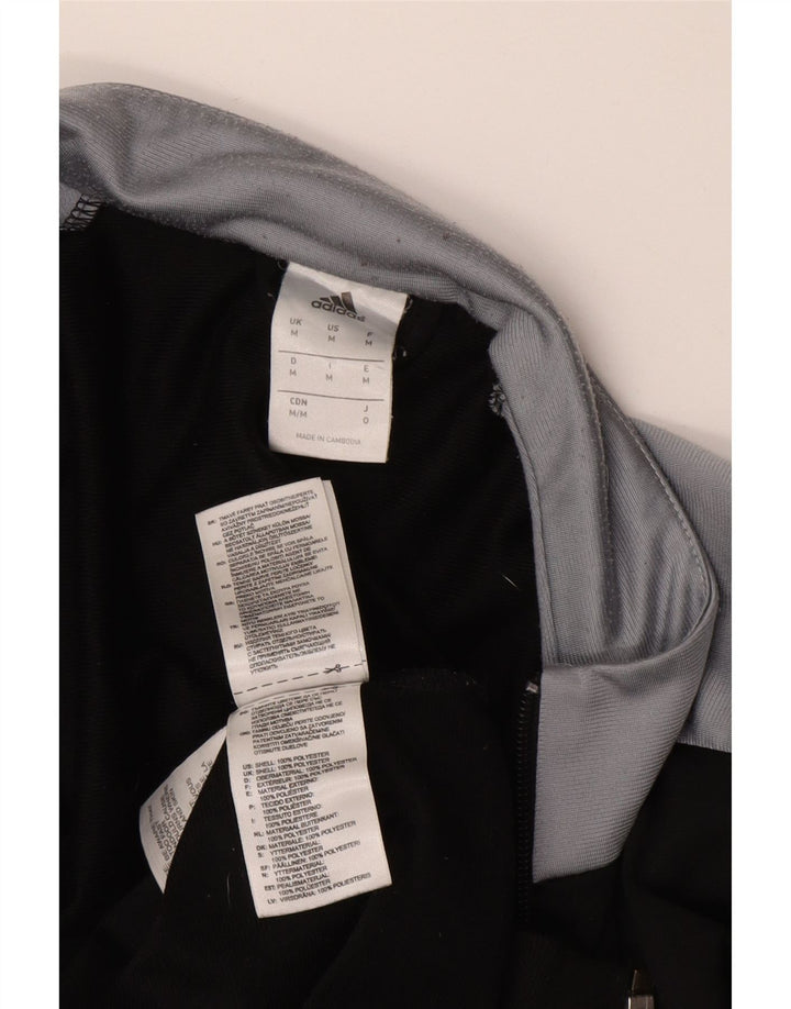 Adidas Veste de survêtement pour homme Noir moyen Polyester colour block