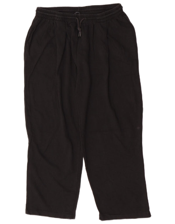 Zara Pantalon de survêtement pour femme UK 14 Large Noir