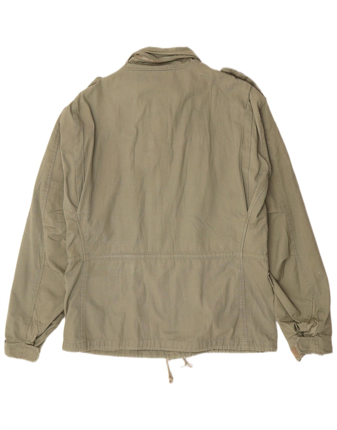 VINTAGE Veste militaire homme UK 38 Coton kaki moyen