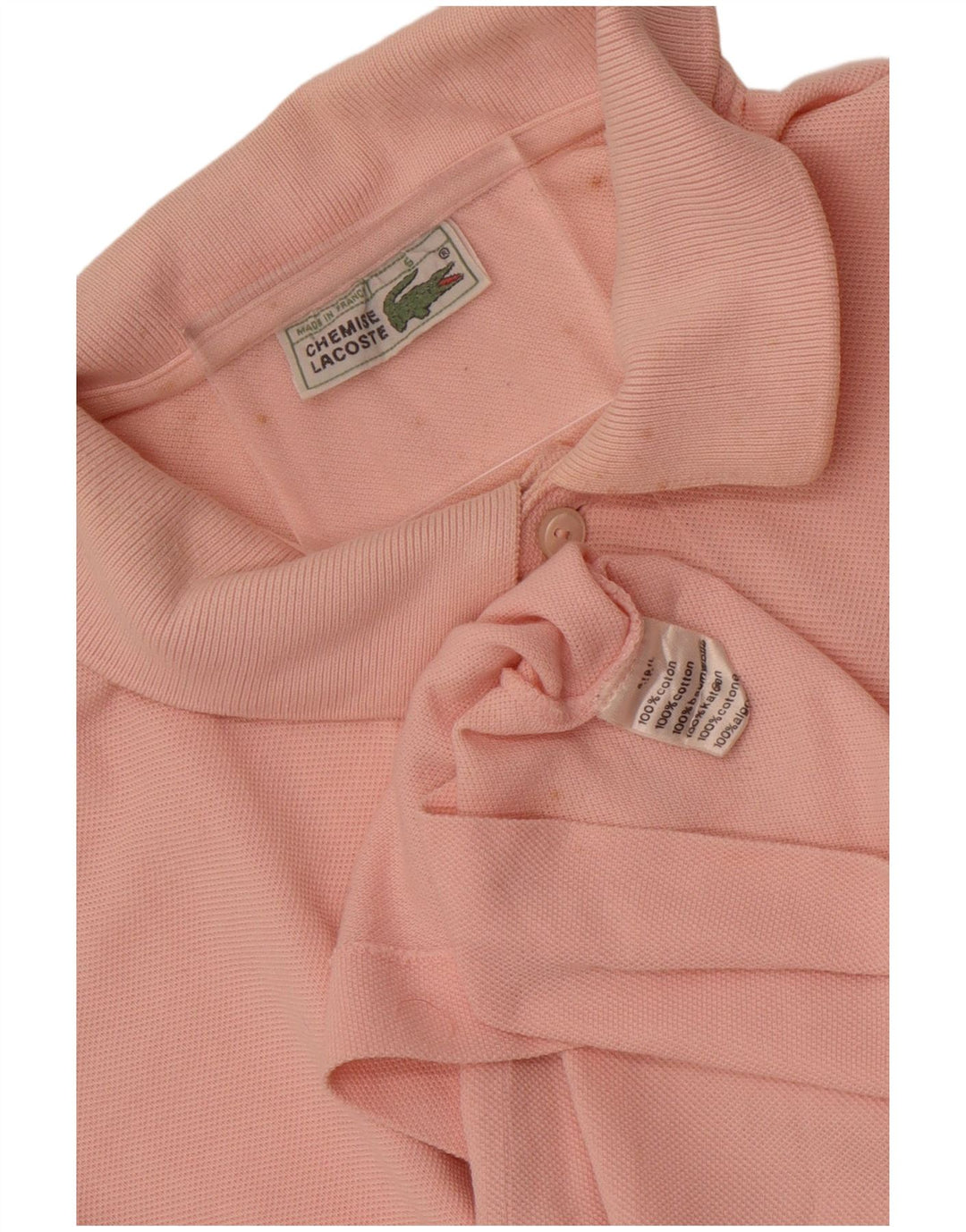 Lacoste Polo Homme Taille 5 Grand Coton Rose