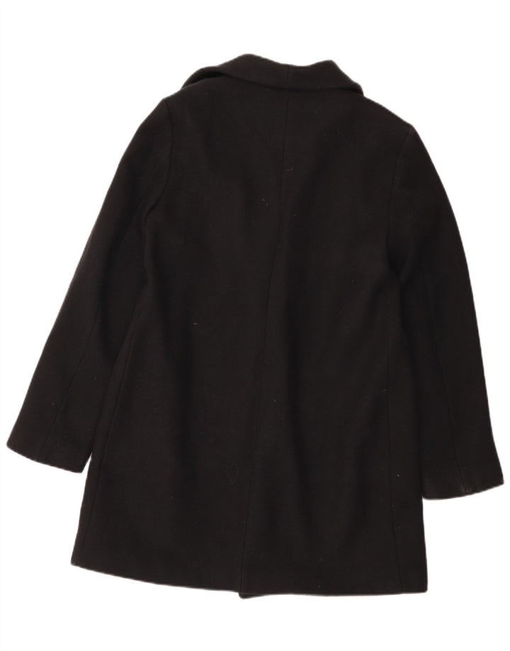 Zara Womens Open Pardessus UK 10 Petit Noir