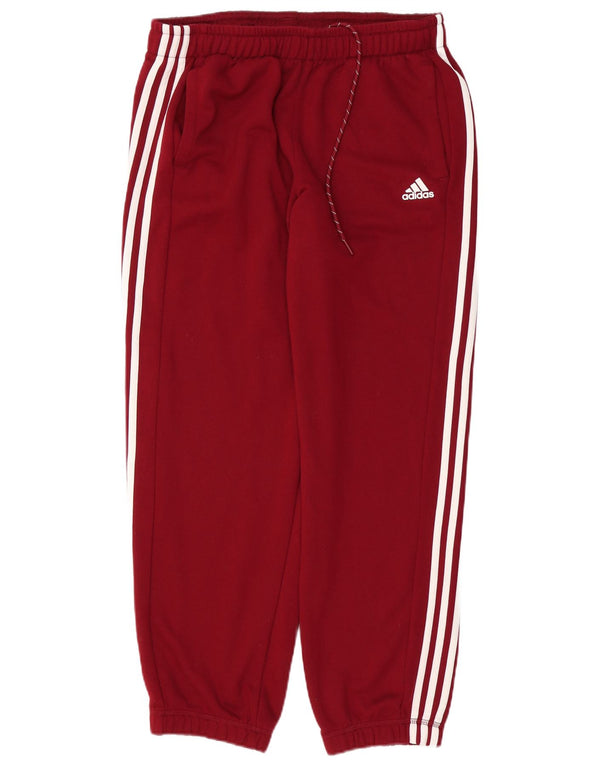 Adidas Pantalon de survêtement pour homme en coton bordeaux Taille L