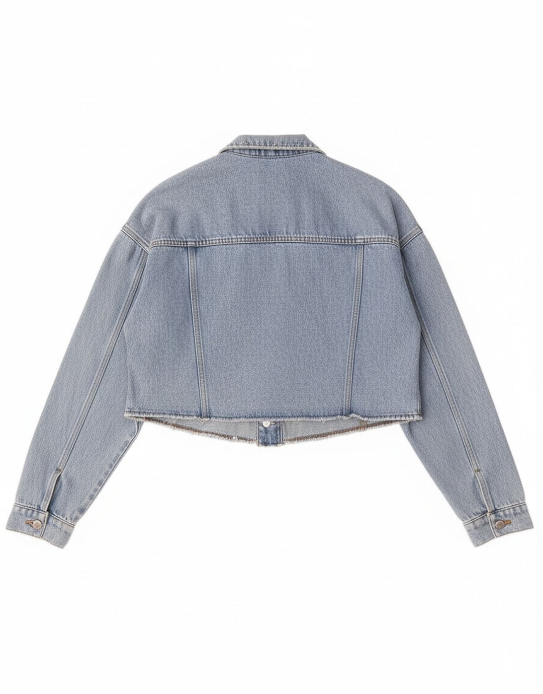 Esprit Veste en jean surdimensionnée pour femme UK 10 Petit coton bleu