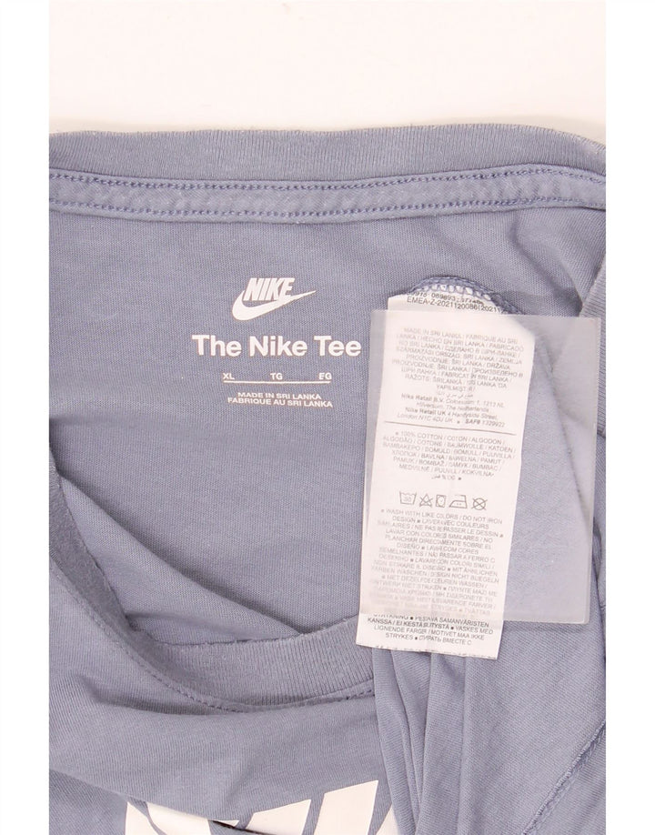 Nike T-shirt graphique pour homme XL Bleu coton