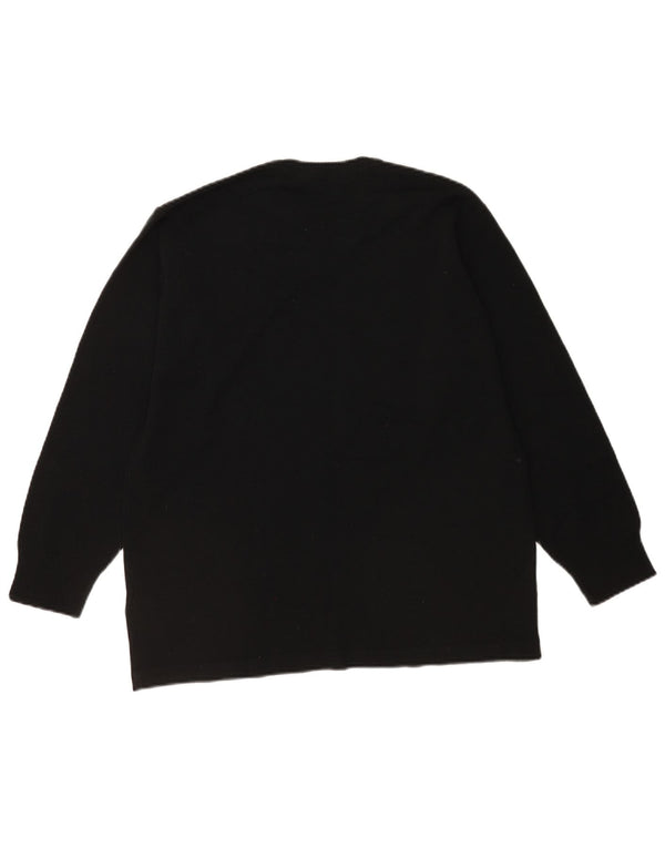 Marks & Spencer Pull col V pour garçon 13-14 ans Acrylique Noir