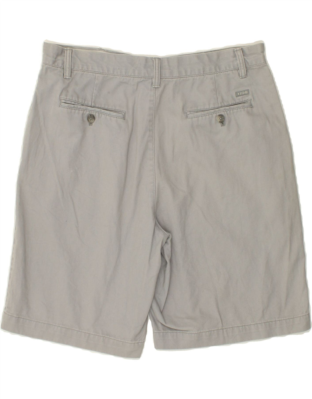 IZOD Mens Chino Shorts W36 Large Grey Cotton Vintage Izod and Second-Hand Izod from Messina Hembry 