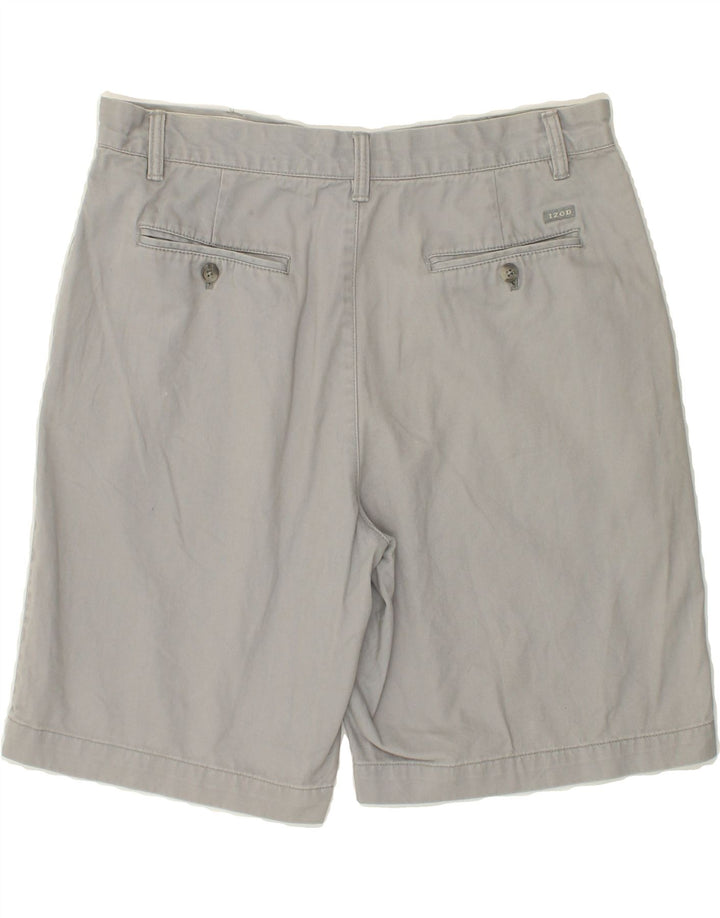 IZOD Mens Chino Shorts W36 Large Grey Cotton Vintage Izod and Second-Hand Izod from Messina Hembry 