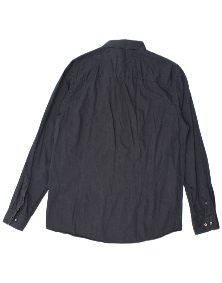 Jack & Jones Chemise Homme Taille 42 Grand Coton Rayé Gris