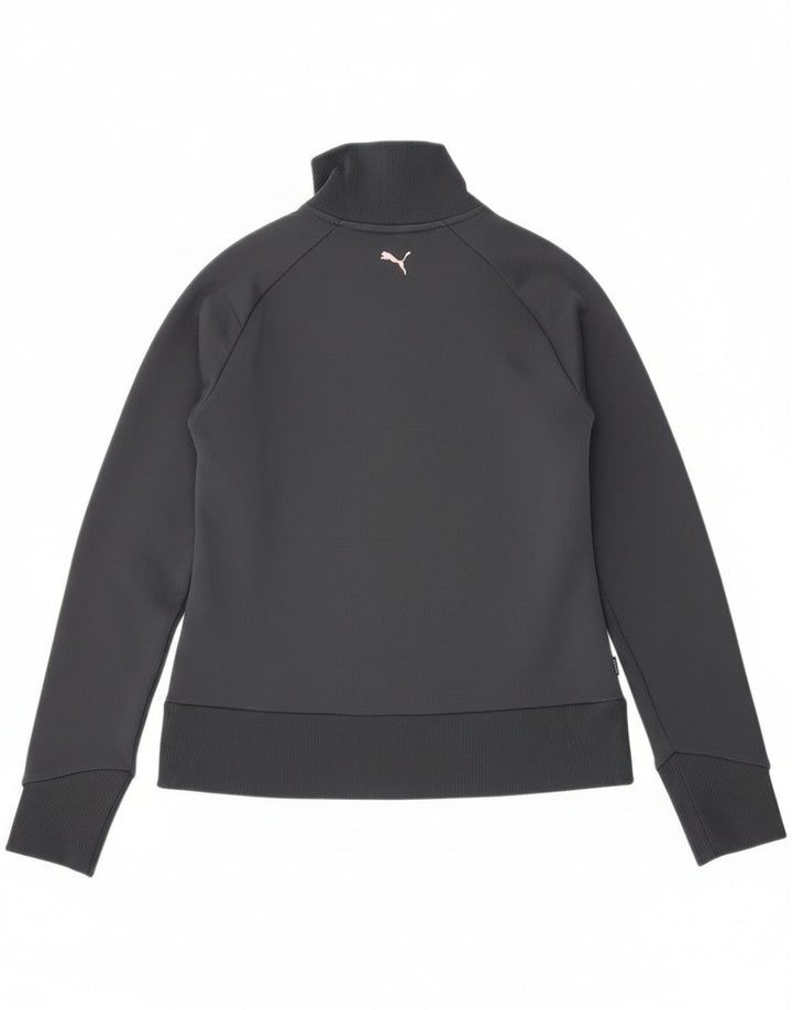 Puma Veste de survêtement graphique pour femme UK 14 Gris moyen Colourblock