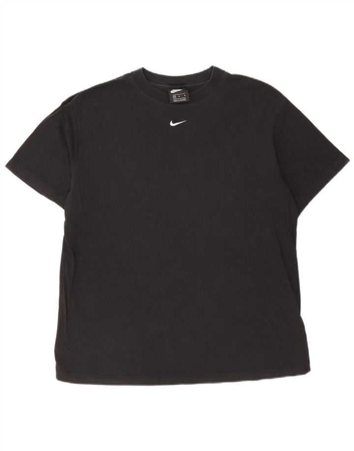 Nike T-Shirt Homme Noir Moyen Coton