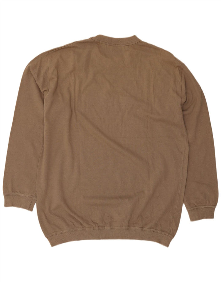 Fila Sweat-shirt graphique pour hommes, grand coton beige