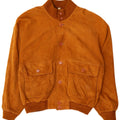 O'Kief Blouson aviateur en daim coupe ample pour homme IT 48 cuir marron moyen