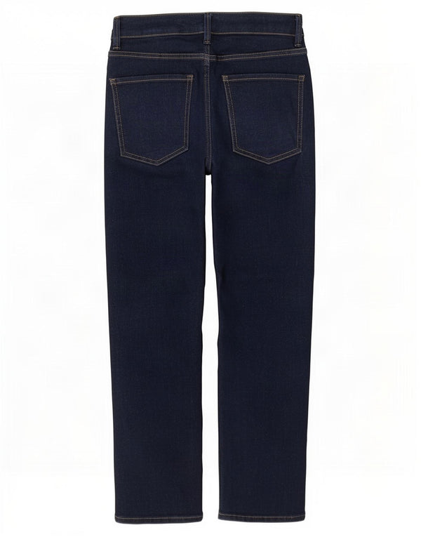 Marks & Spencer Jean court droit pour femme UK 10 Small W27 L26 Bleu marine