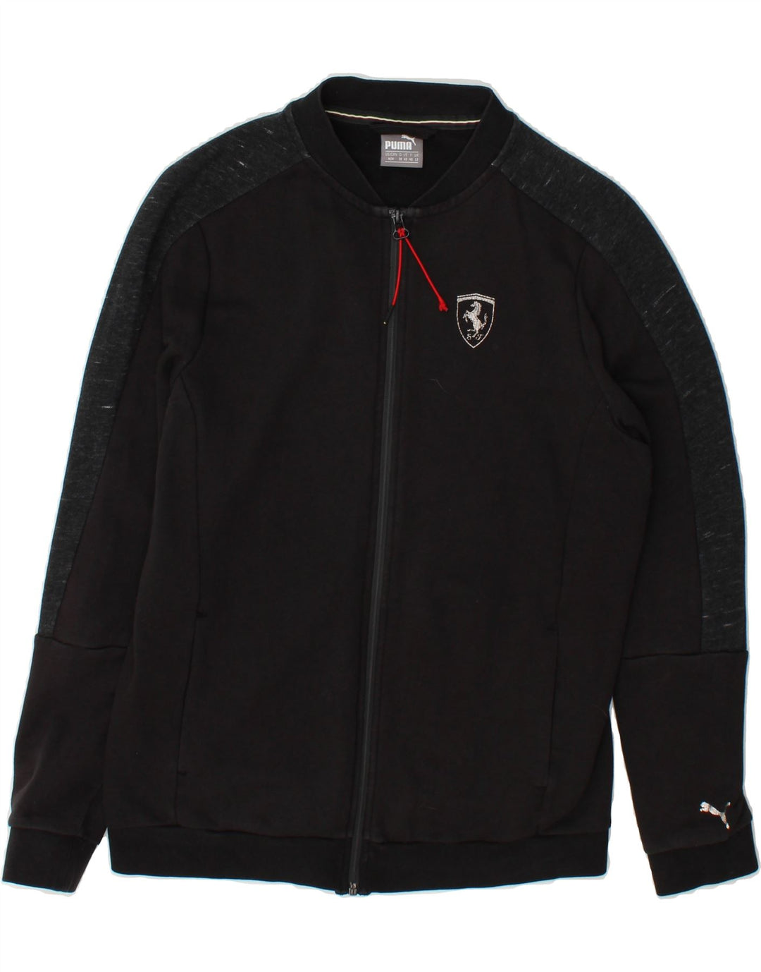 PUMA Womens Tracksuit Top Jacket UK 12 Medium Black Cotton Vintage Puma and Second-Hand Puma from Messina Hembry 