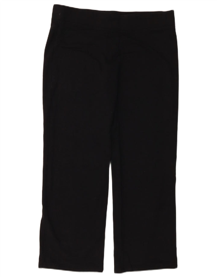 MARKS & SPENCER Leggings Femme UK 14 Grand Noir Coton