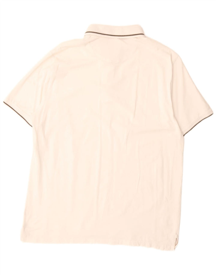 Massimo Dutti Polo Homme 2XL Blanc Cassé