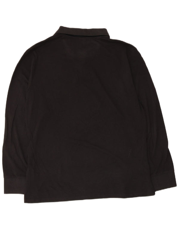 North Sails Polo à manches longues pour homme XL en coton noir