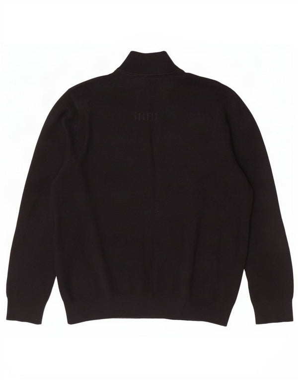 Penguin Pull Col Zippé Homme XL Noir Coton
