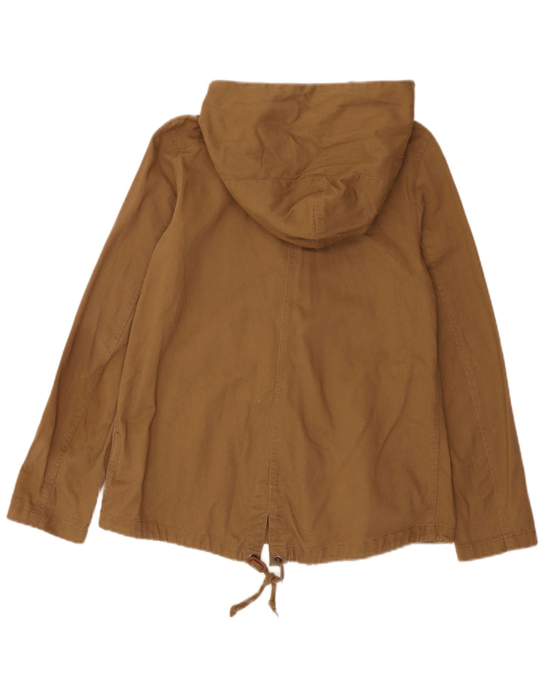 Roxy Veste bomber surdimensionnée à capuche pour femme UK 6 XS Marron Coton