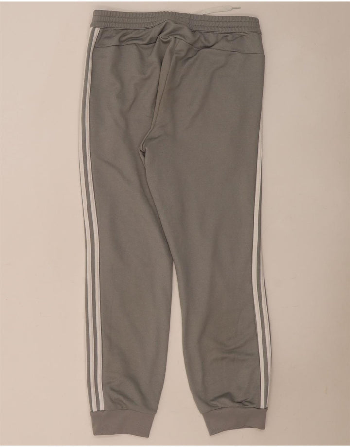Adidas Pantalon de survêtement pour homme Pantalon de jogging Large Gris Polyester