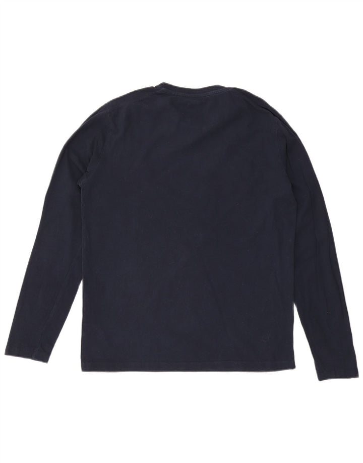 U.S. Polo Assn. Top Homme Manches Longues Coton Bleu Marine Moyen
