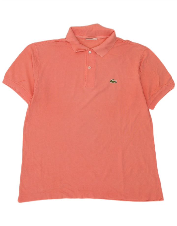 Lacoste Polo Homme Taille 4 Coton Rose Moyen
