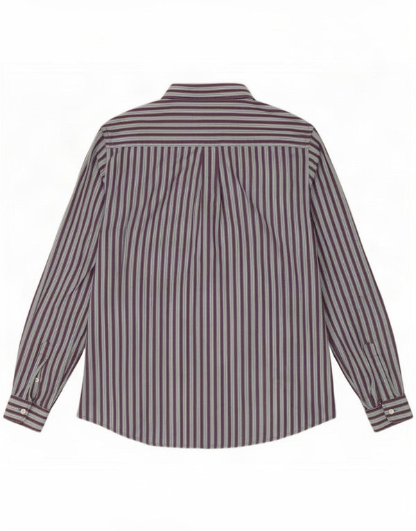 Chemise White Stuff Homme Coupe Classique 2XL Coton Rayé Violet