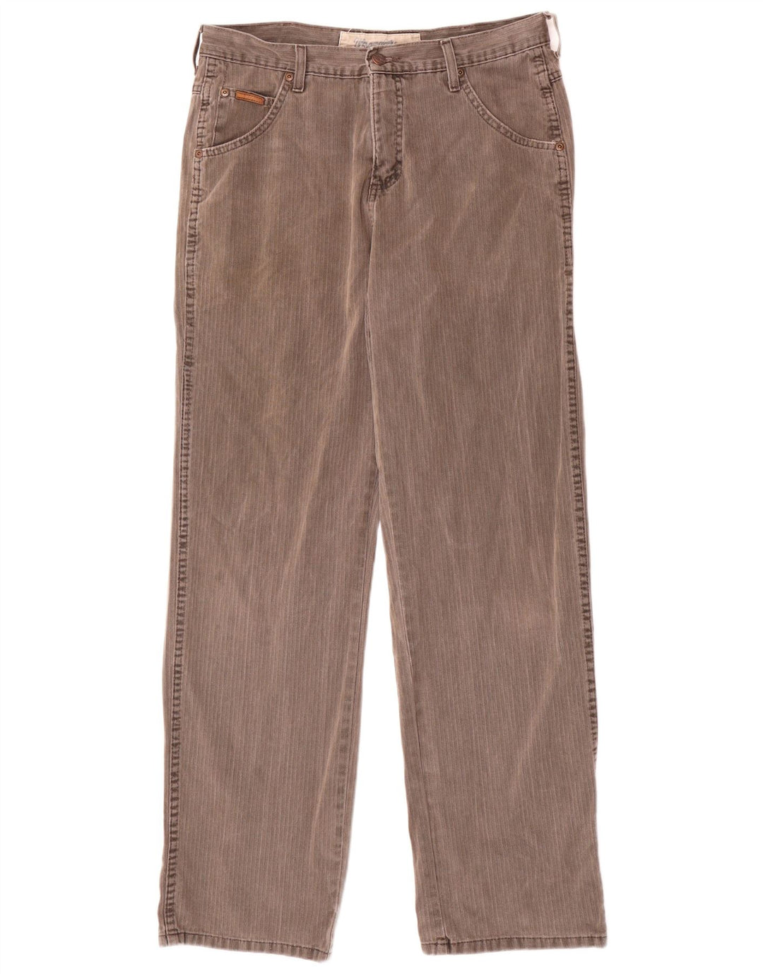 WRANGLER Pantalon décontracté droit Benton pour homme W32 L32 Gris Coton