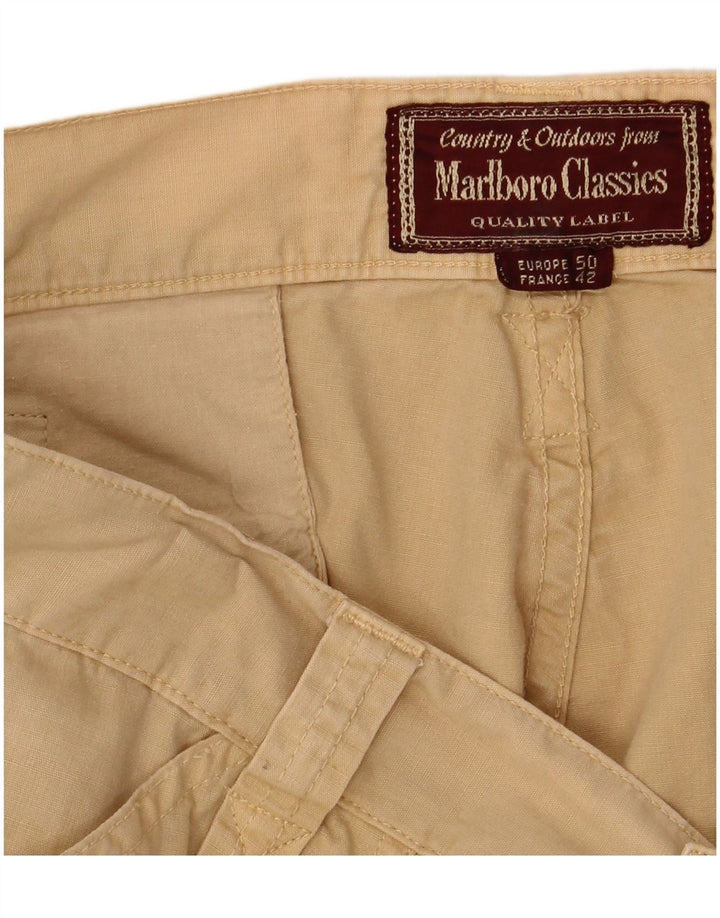MARLBORO CLASSICS Pantalon cargo droit pour homme EU 50 Large W34 L33 Beige
