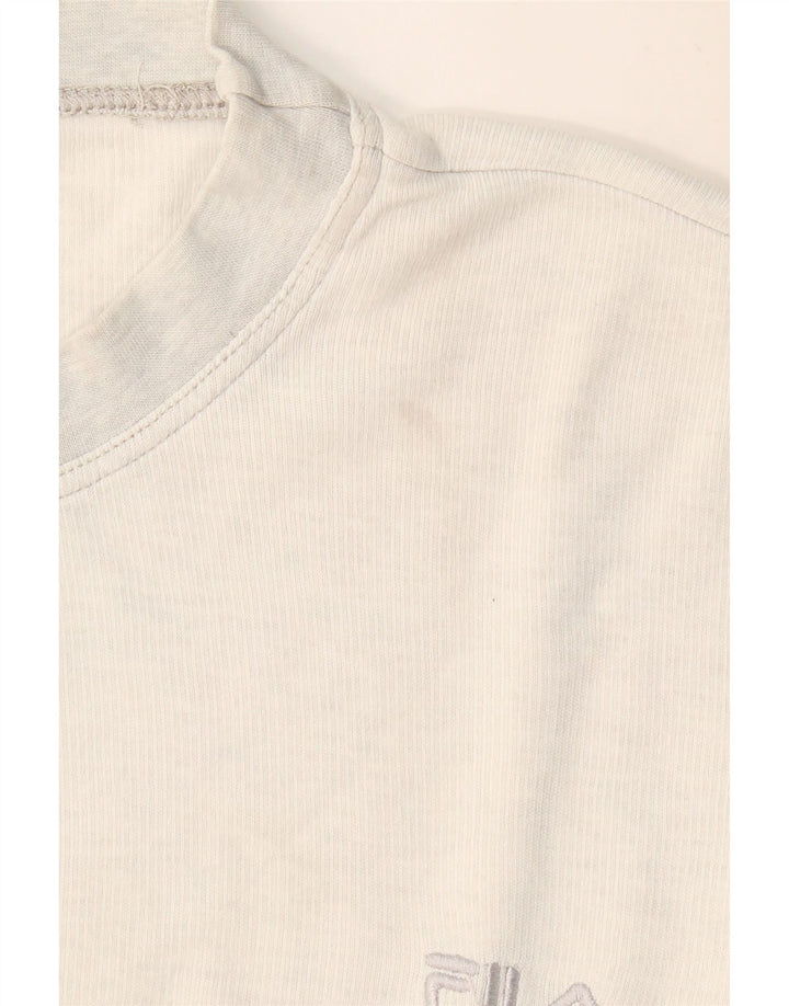 FILA Haut Coupe Ample à Manches Longues Homme Gris Moyen