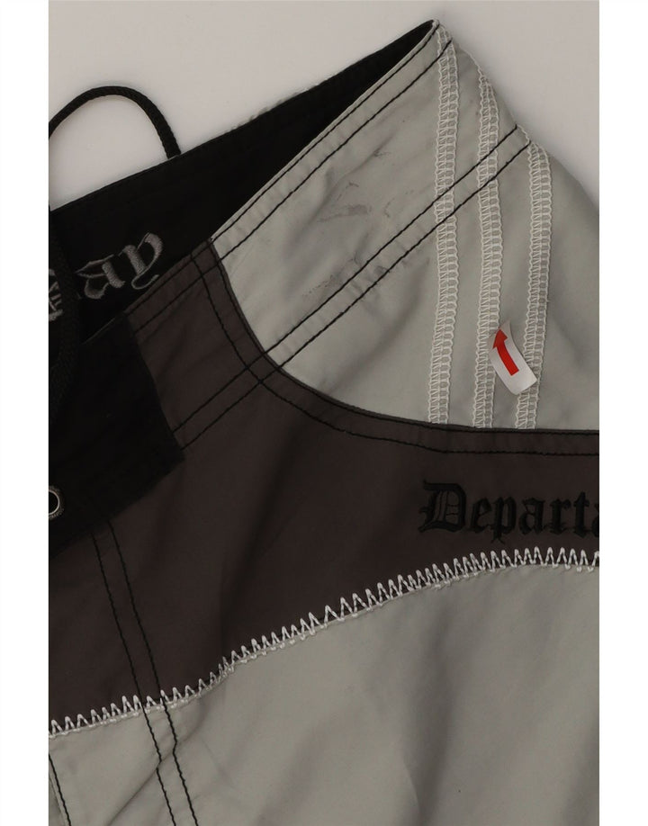 SCORPION BAY Short de Bain Graphique Homme Marron Moyen Colourblock