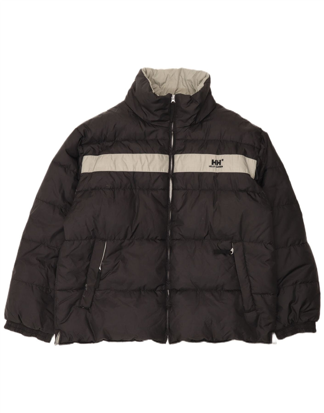 Helly Hansen Veste matelassée graphique pour homme UK 44 2XL Noir Colorblock Nylon