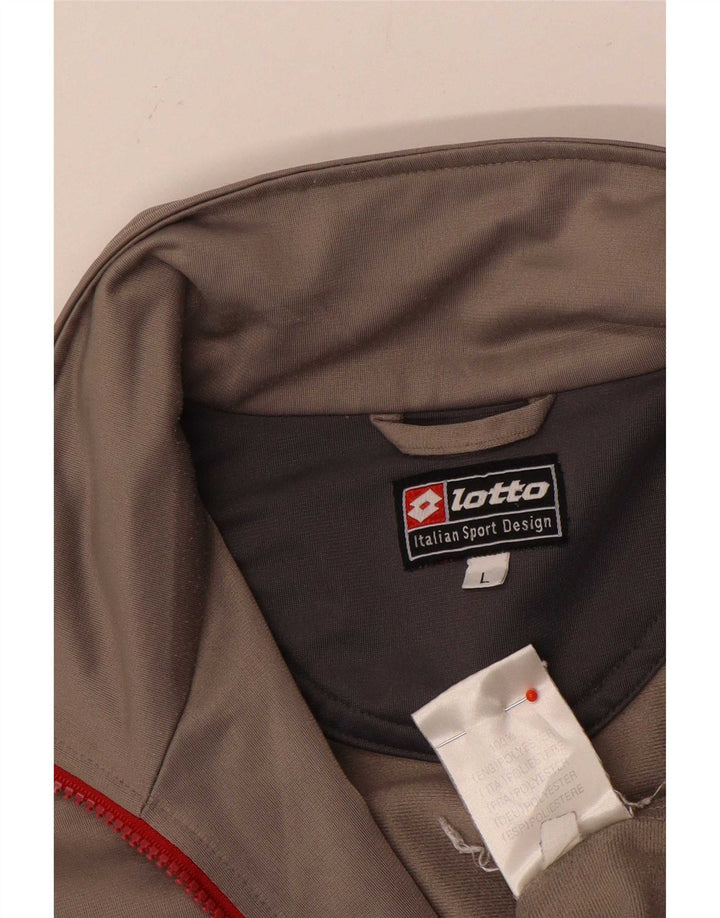 Lotto Veste de survêtement pour homme Taille L Gris Polyester