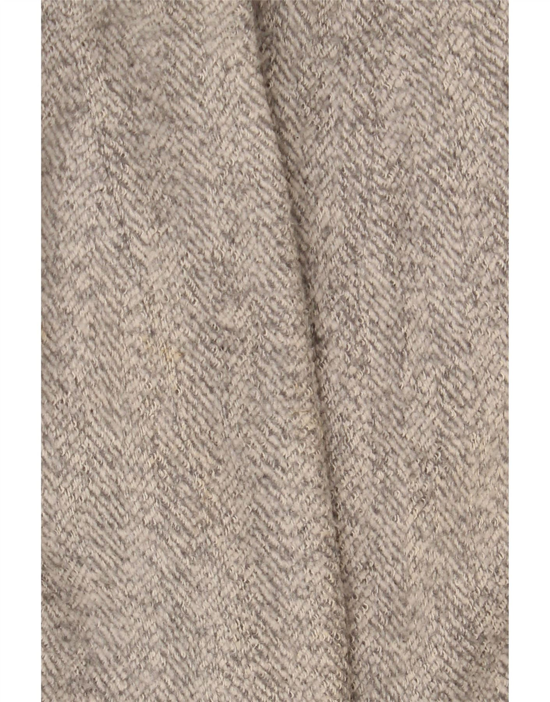 Zara Womens Pardessus UK 12 Polyester à chevrons beige moyen