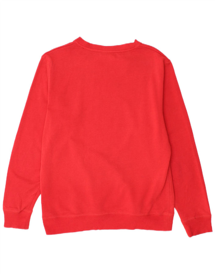 Champion Sweat-Shirt Graphique Homme Rouge Moyen Polyester