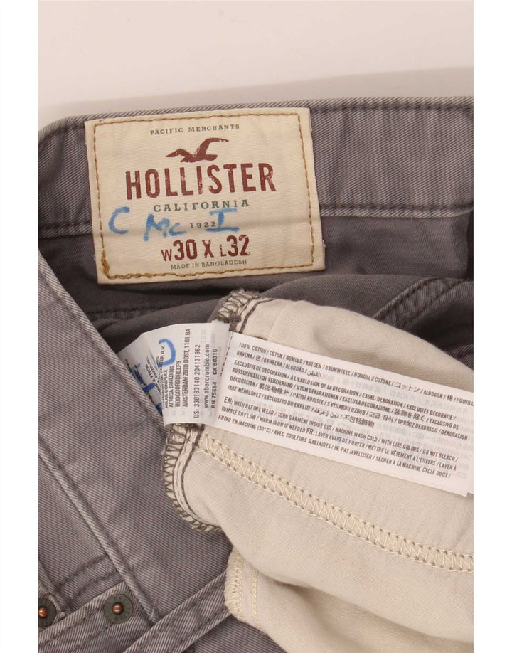 Hollister Jean Slim Homme W30 L32 Gris Coton