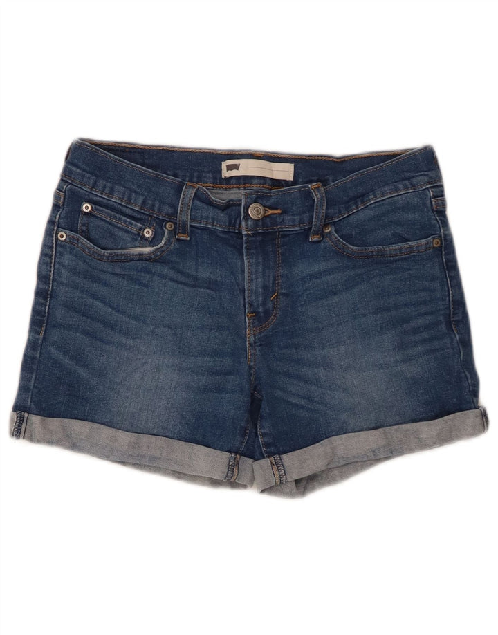 LEVI'S Short en Jean Femme W26 Petit Bleu Coton