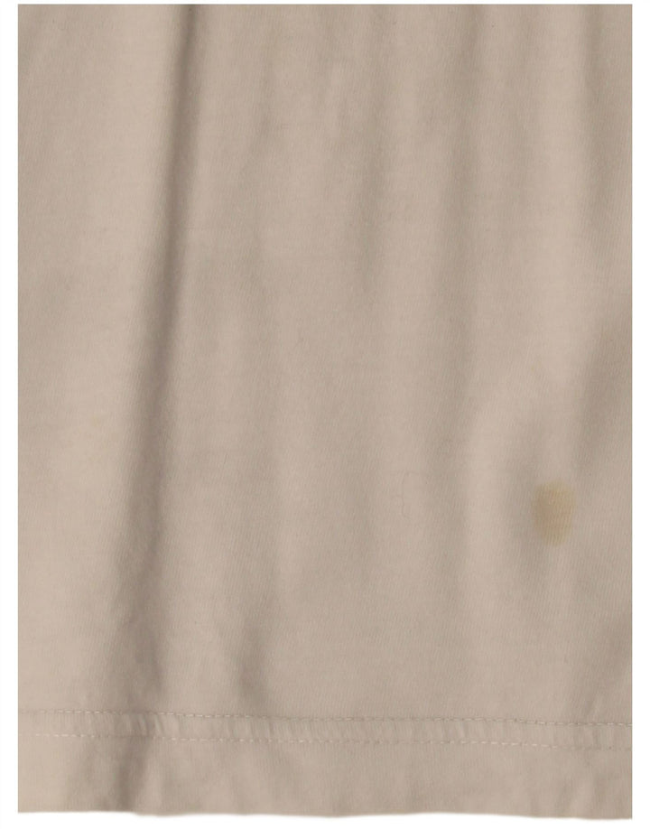 FILA T-shirt graphique pour hommes, grand, en coton color block blanc