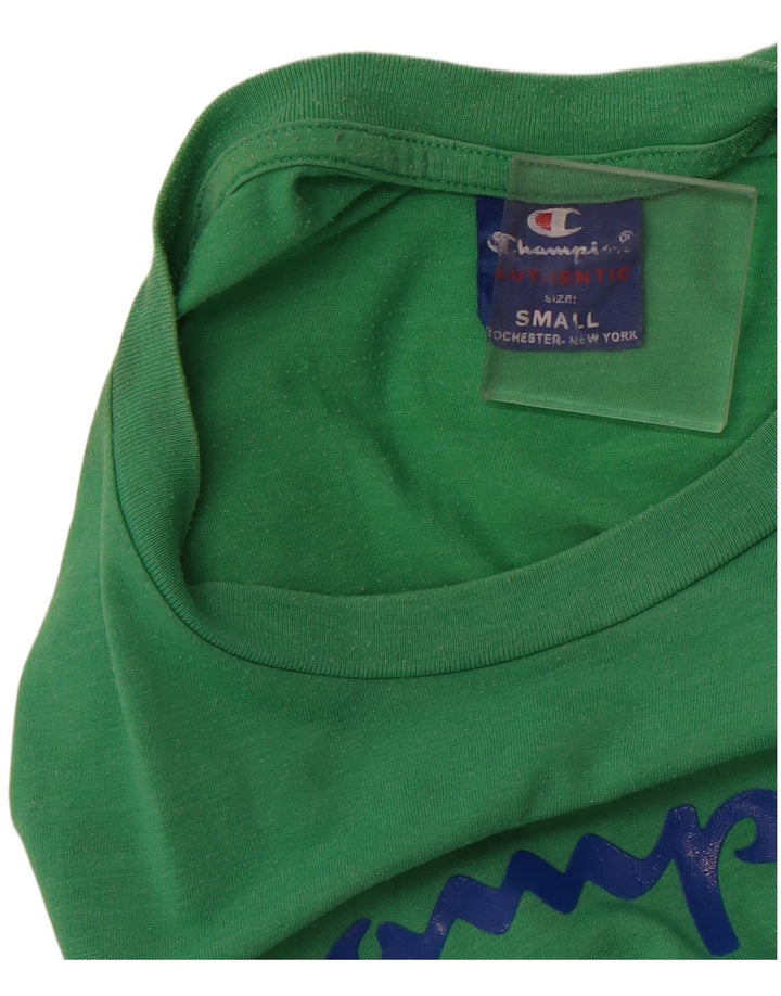 CHAMPION T-Shirt Graphique Homme Petit Vert