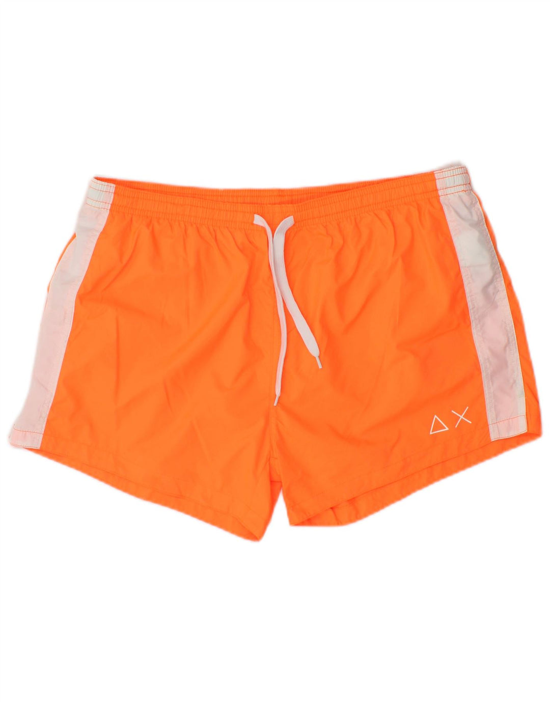 Sun68 Short de bain XL pour homme Orange Colourblock